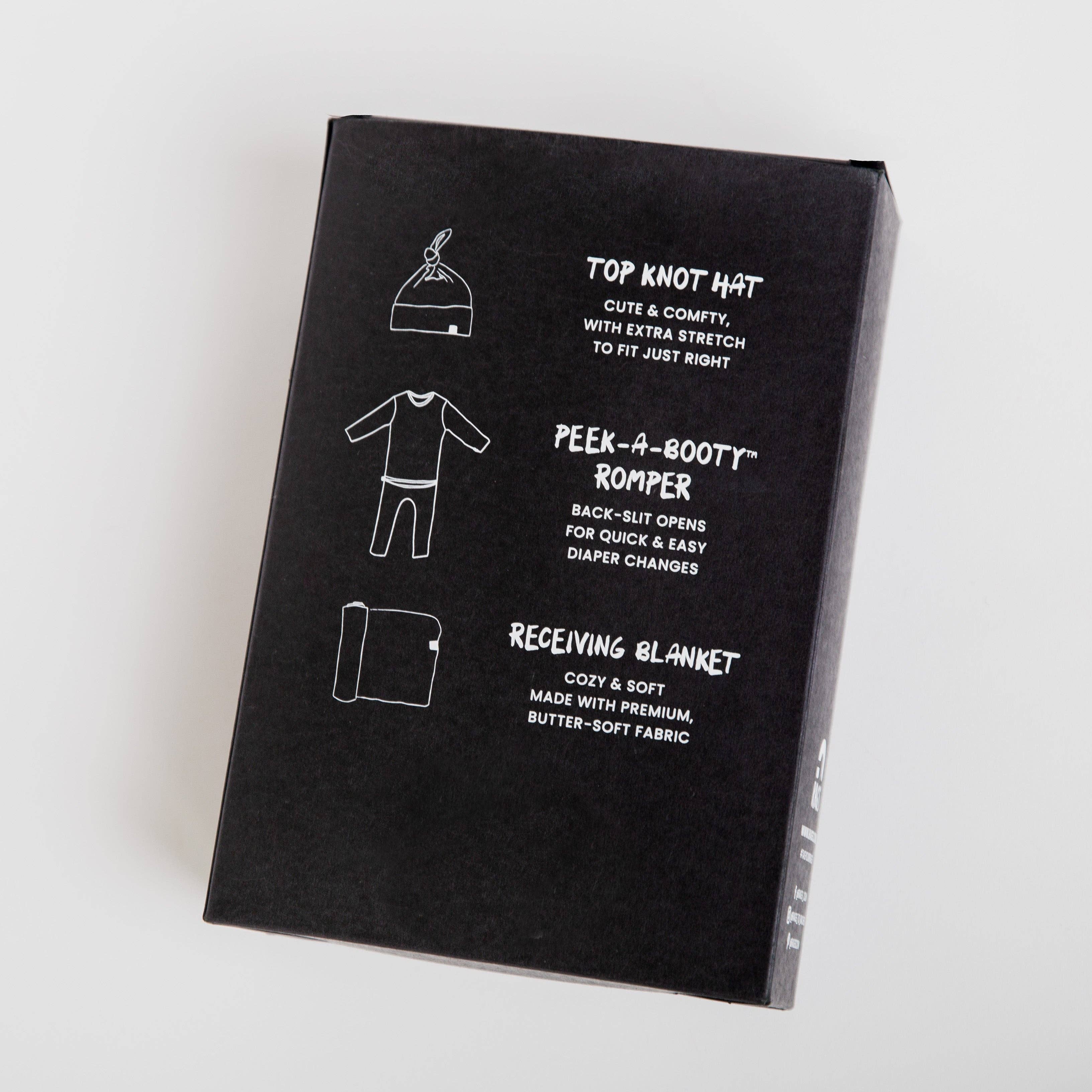 RAGS - Essentials Peekabooty™ Newborn Bundle - Orchid Stripe