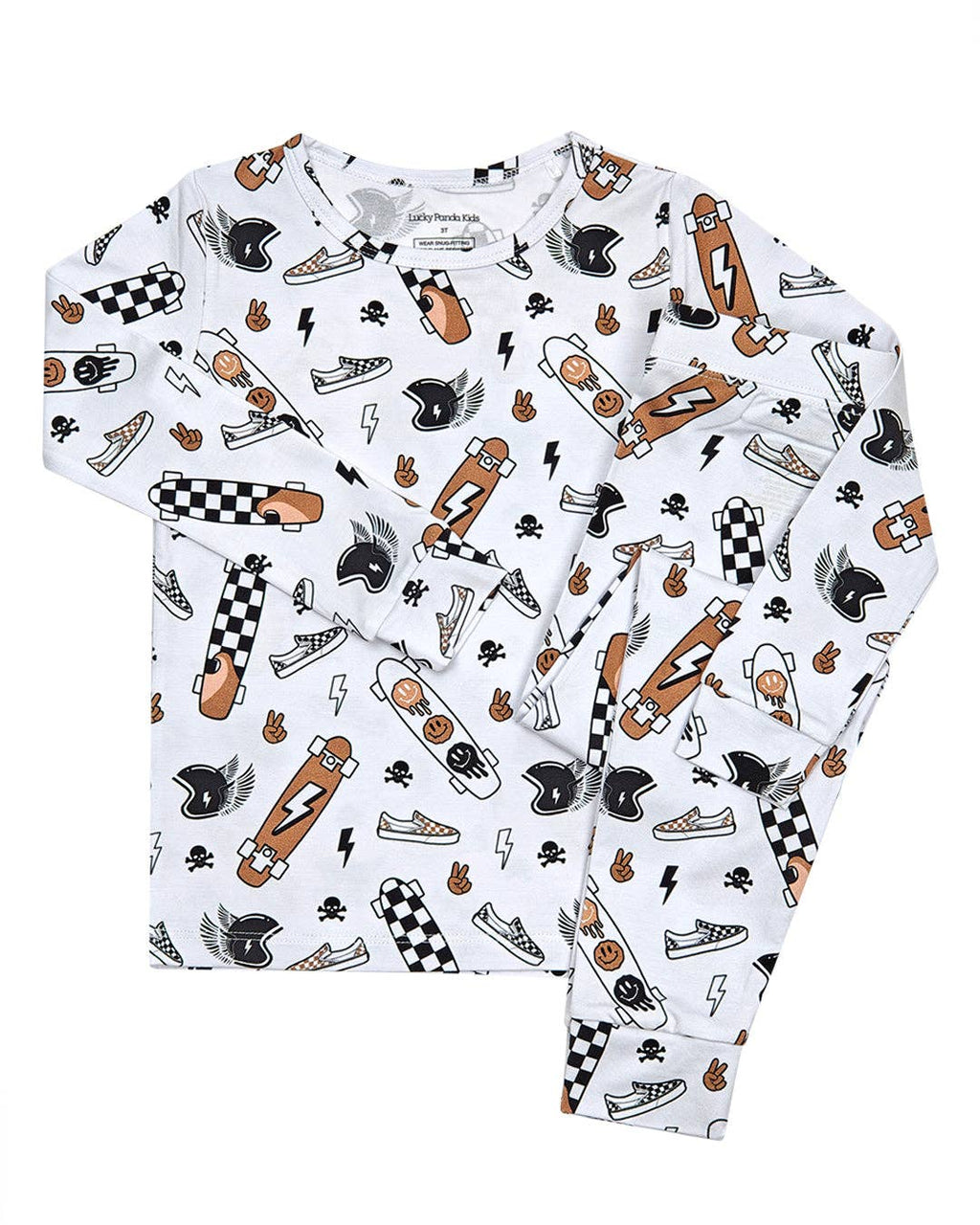 Lucky Panda Kids Bamboo Two Piece Set - Sk8er