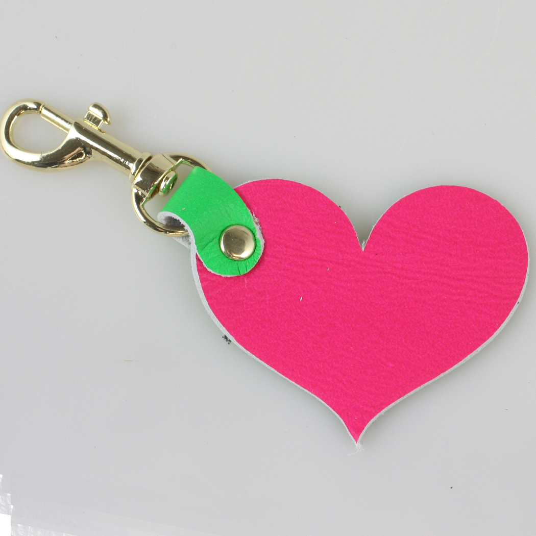 Zina Kao - Two Tone Soft Leather Keychain