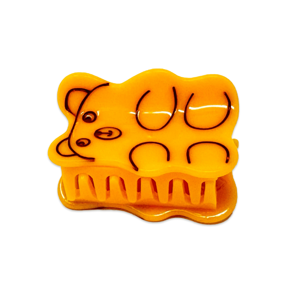 Jenny Lemons Hair Claw Clip - Mini Yellow Gummy Bear
