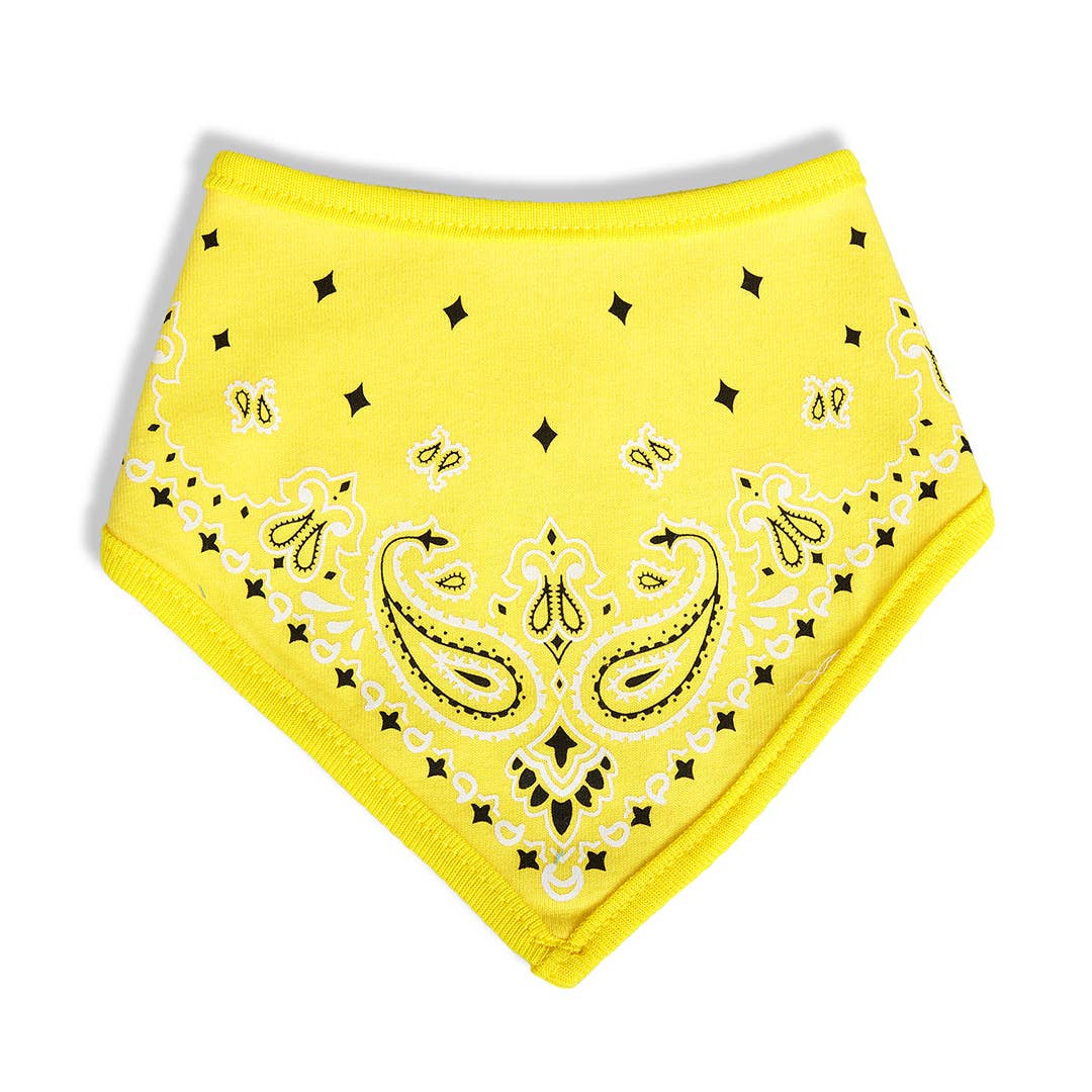 Hipsterkid - Bandana Bibs | Neon Yellow