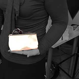 Zina Kao - The Smaller Metallic Makeup Clutch