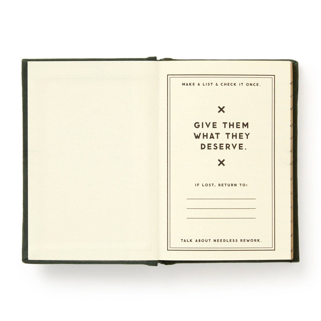 Chronicle Books - Brass Monkey Naughty and/or Nice Tiny Diary