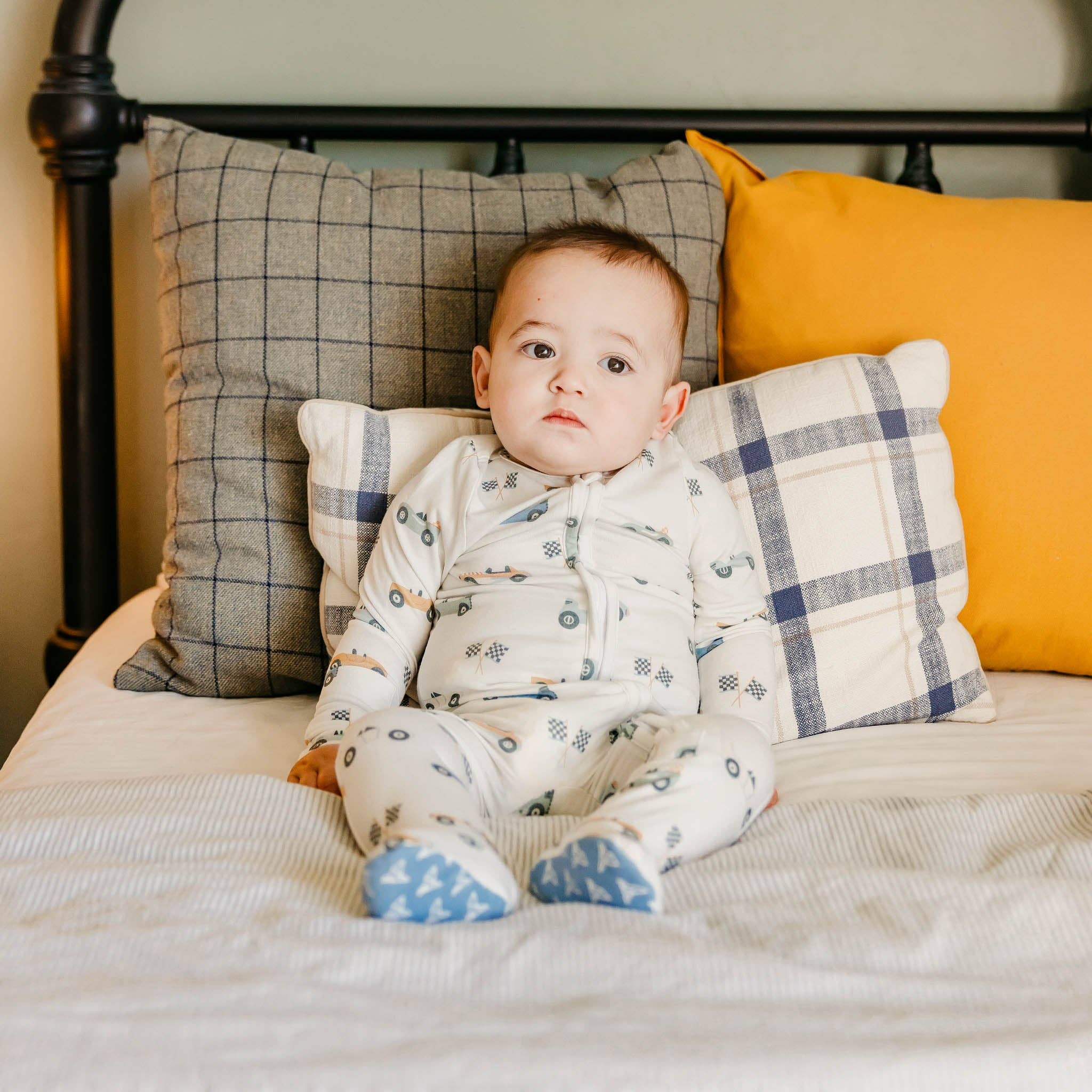 Copper Pearl - Zip-Up Footie Pajama - Speedster