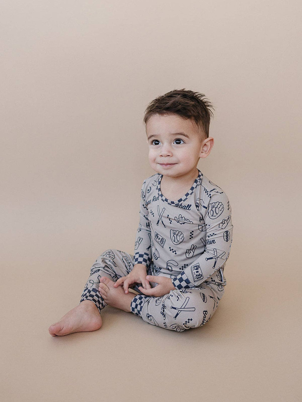 Lucky Panda Kids Bamboo PJs - Home Run
