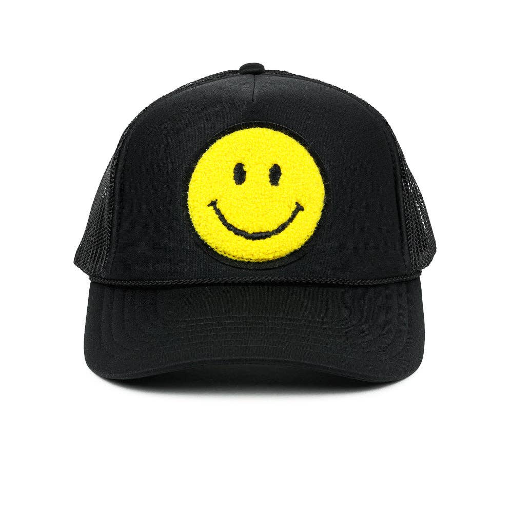 Local Beach Trucker Hat - Smiley Face