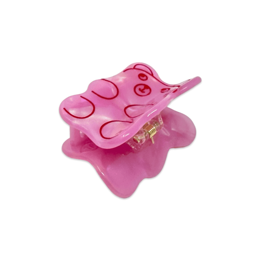 Jenny Lemons Hair Claw Clip - Pink Gummy Bear (Mini)