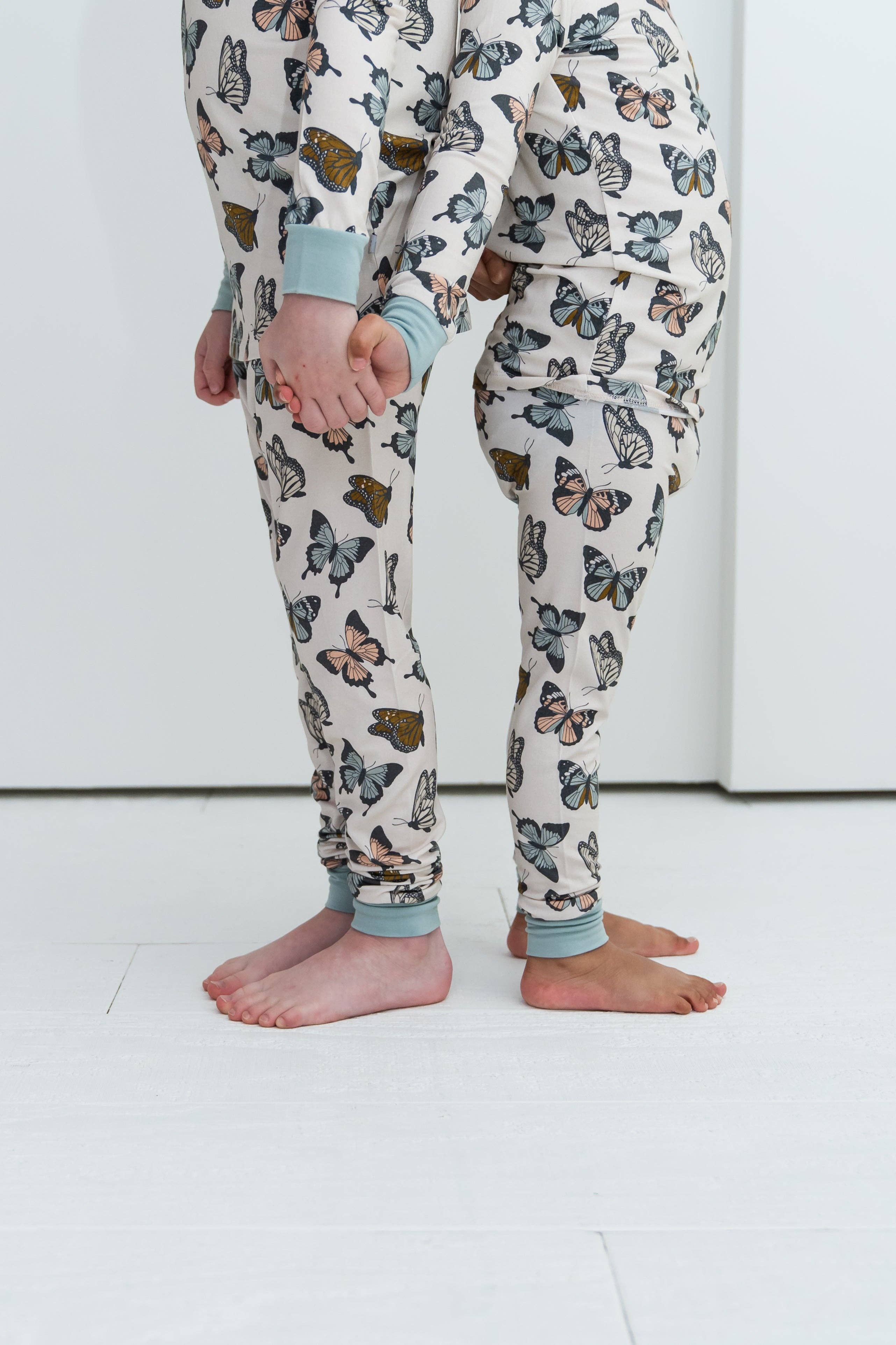 Hugga Babies Bamboo Two-Piece Set - Social Butterfly