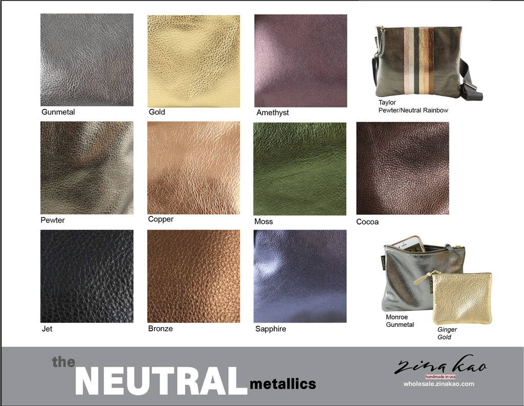 Zina Kao - Metallic Leather Keychains