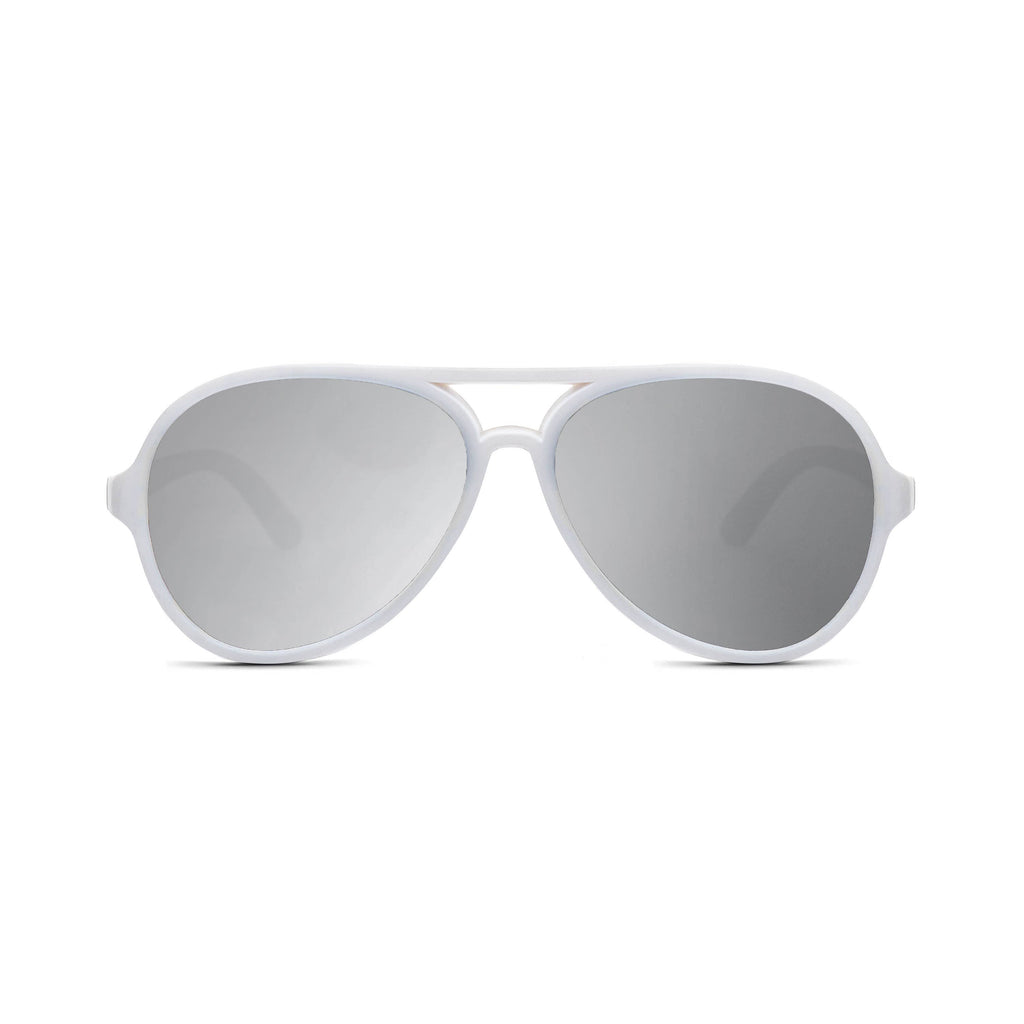 Hipsterkid - Sunglasses – Polarized, UV Protective | White Aviators