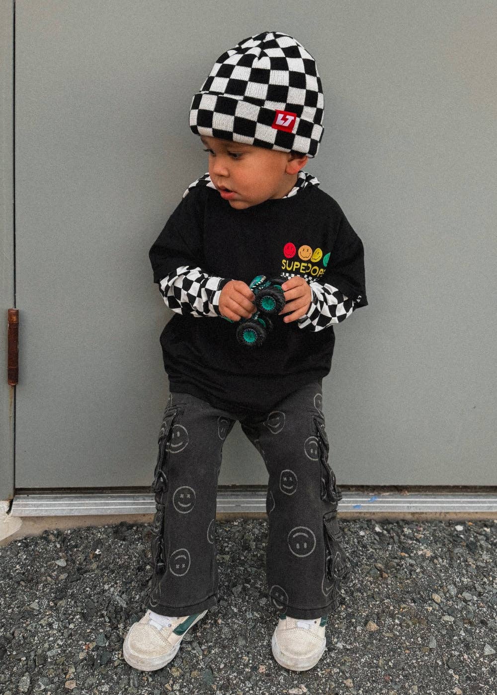 Little Trouble - Checkered Beanie