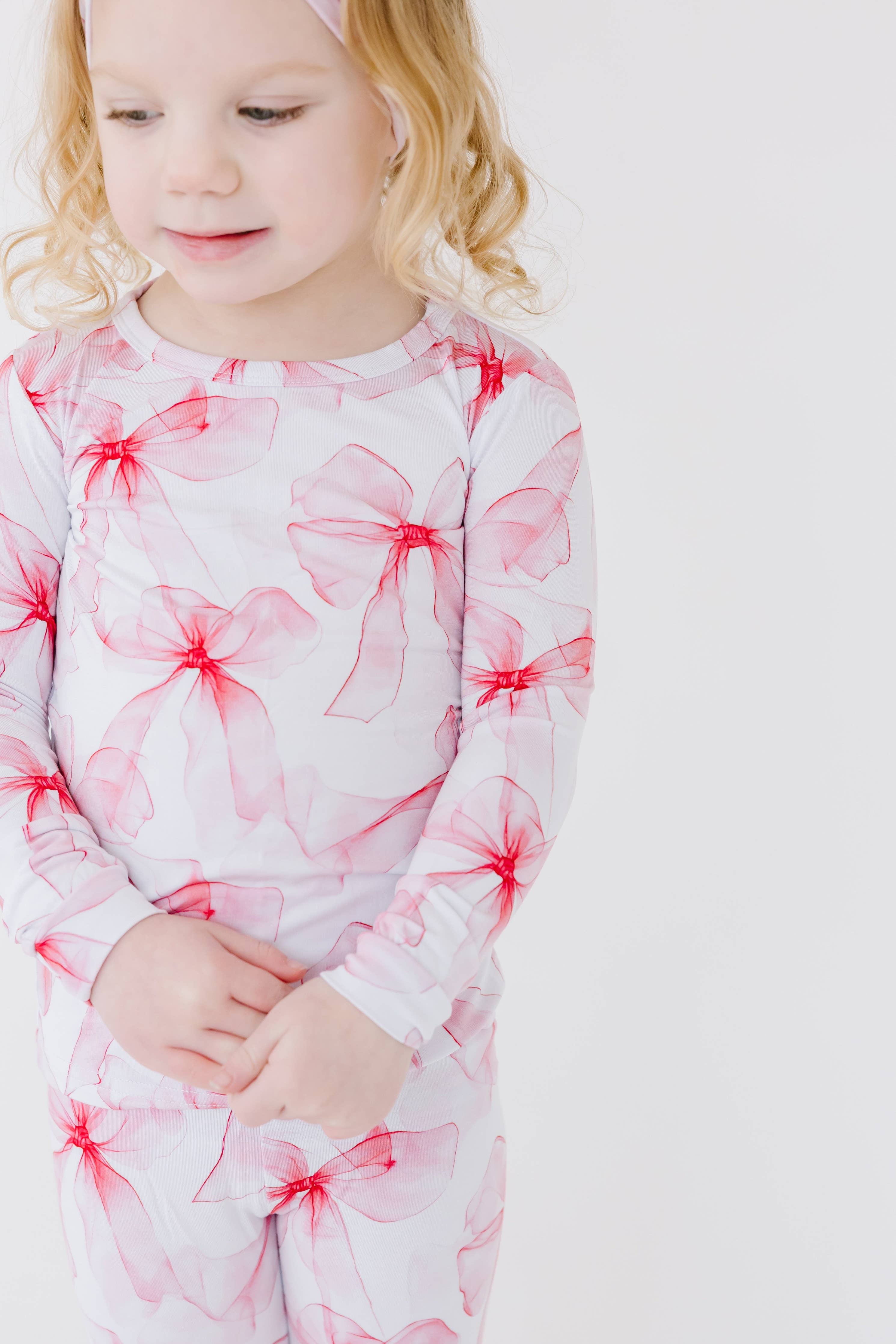 Jammie Session Bamboo PJs - Pretty in Bows