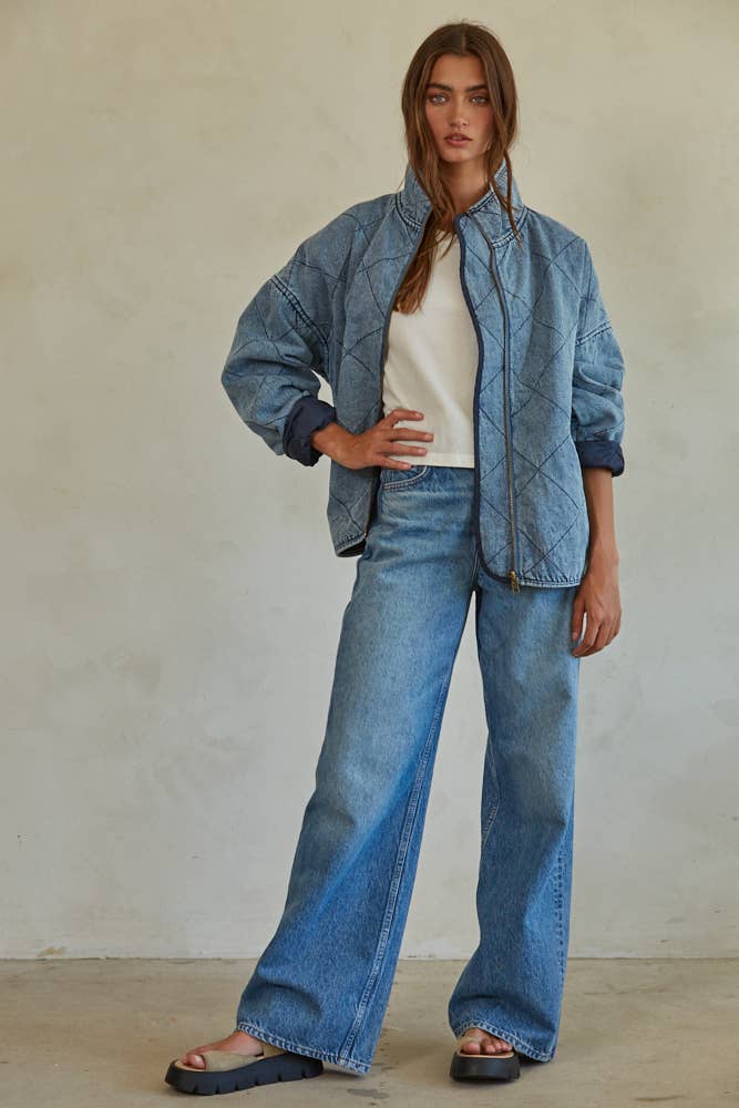 Women's Woven Denim Jacket