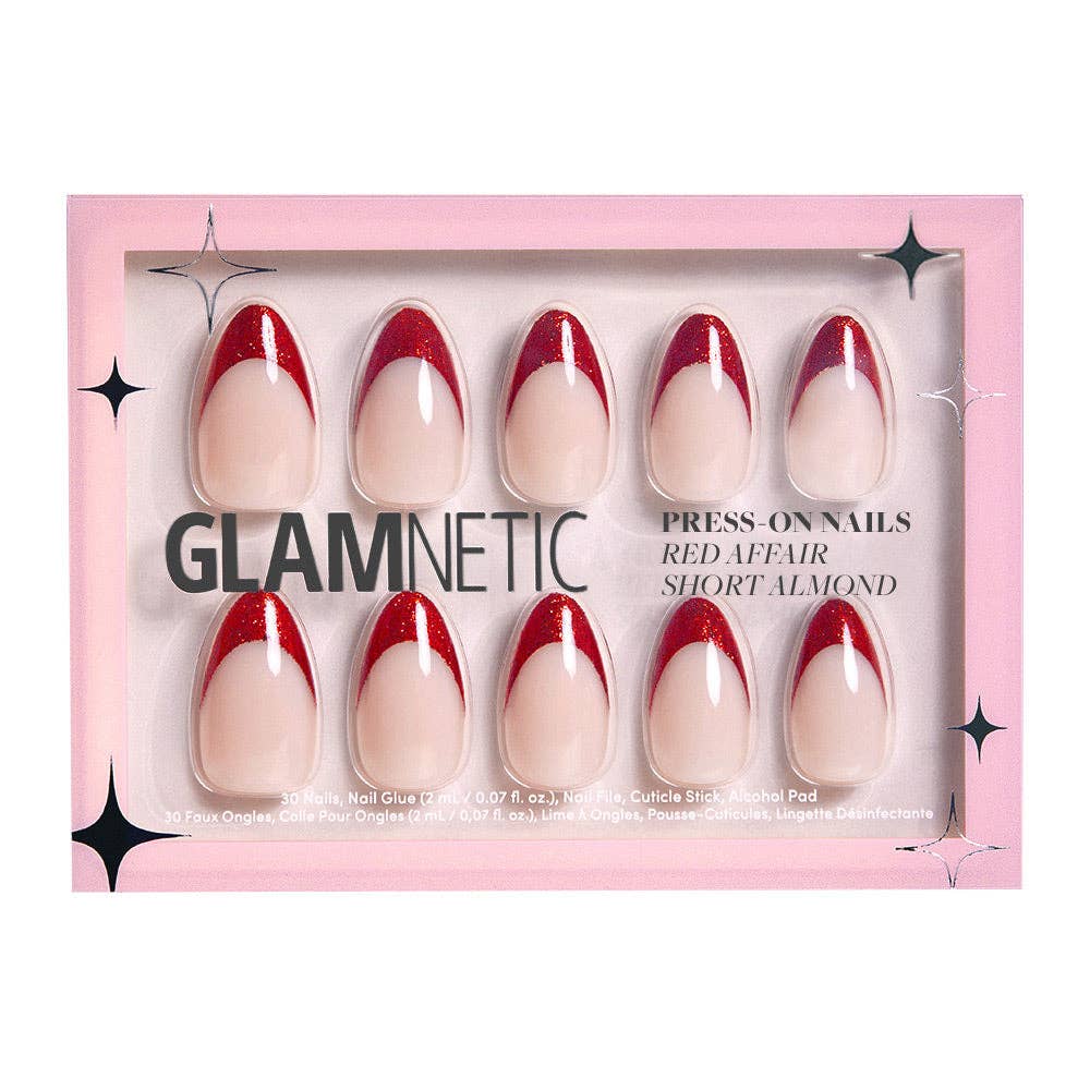 Glamnetic Press On Nails - Red Affair