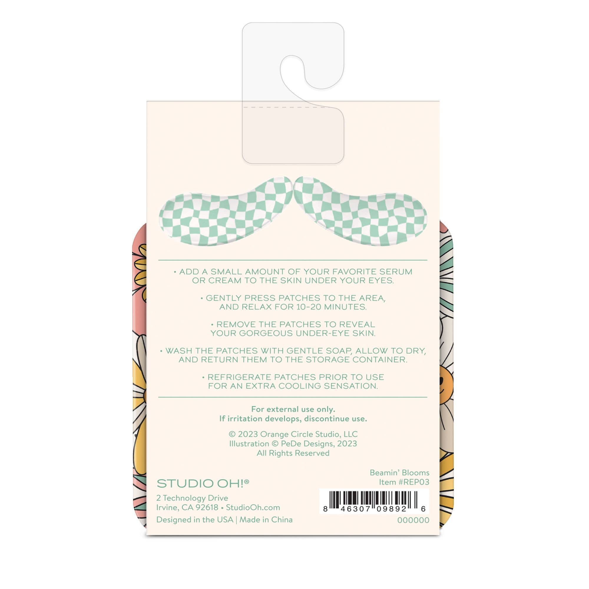 Studio Oh! - Beamin' Blooms Reusable Under-Eye Patches