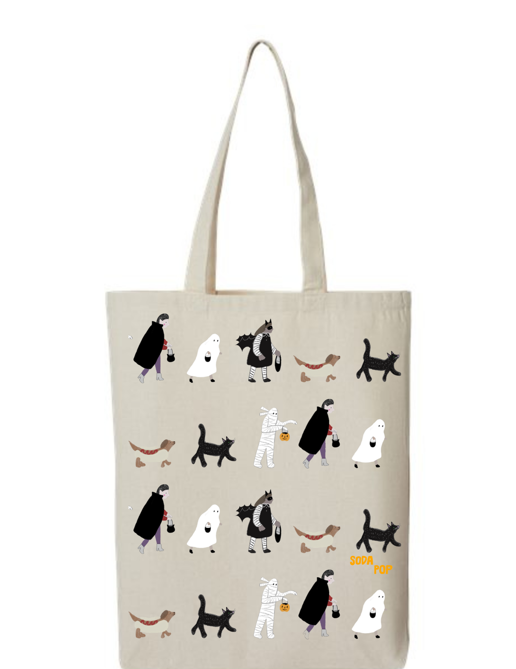 Soda Pop Halloween Bags - artist Jesse Silver