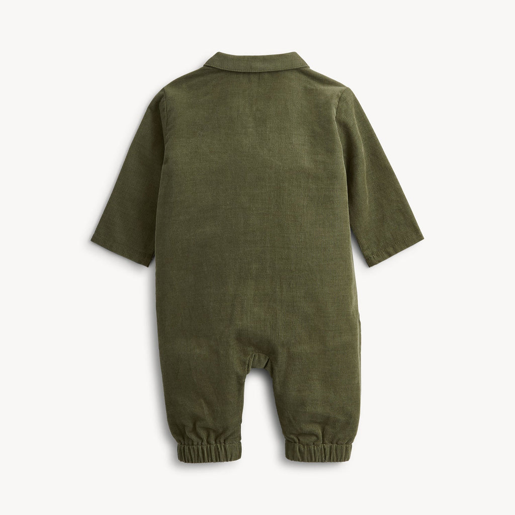 Magnetic Me Romper - Green Corduroy