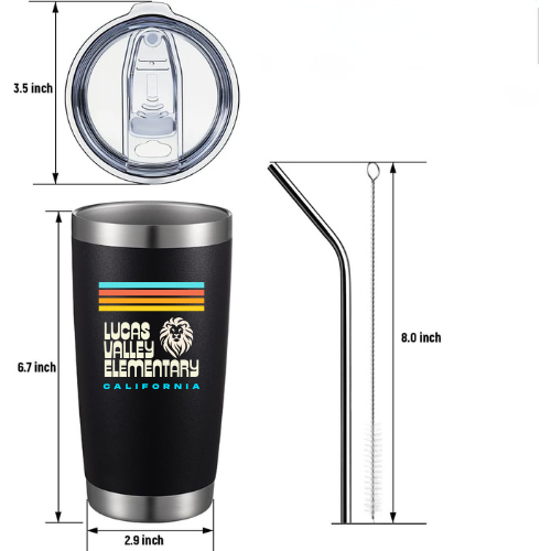 LVE Spirit Wear Insulated Stainless Steel Tumbler (20oz)