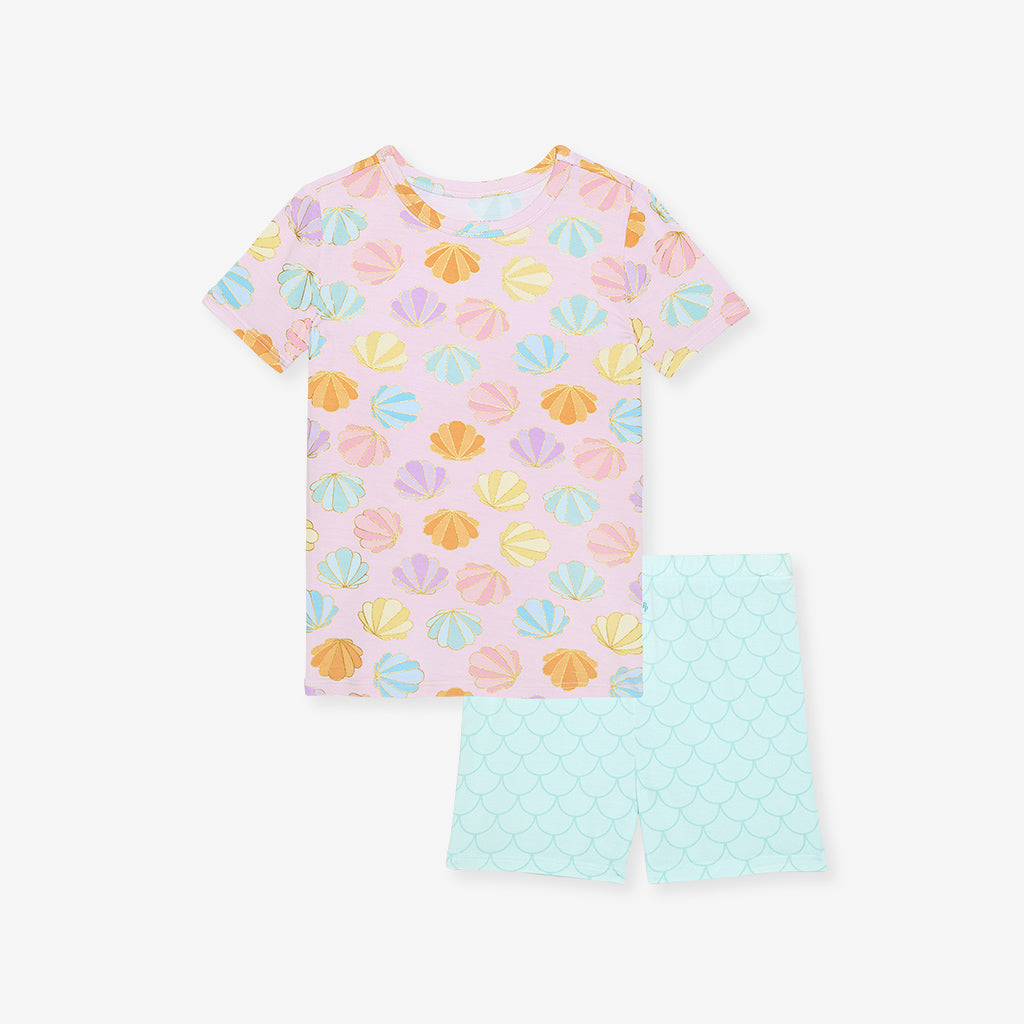 Posh Peanut Short Pajama Set - Shelly Pink