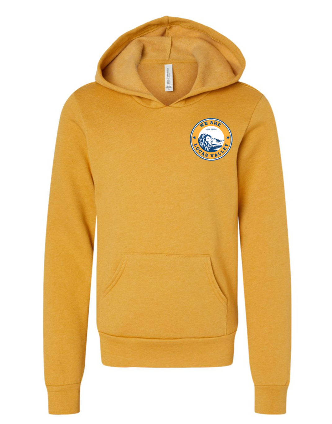 LVE Logo Hoodie - Youth - Heather Mustard