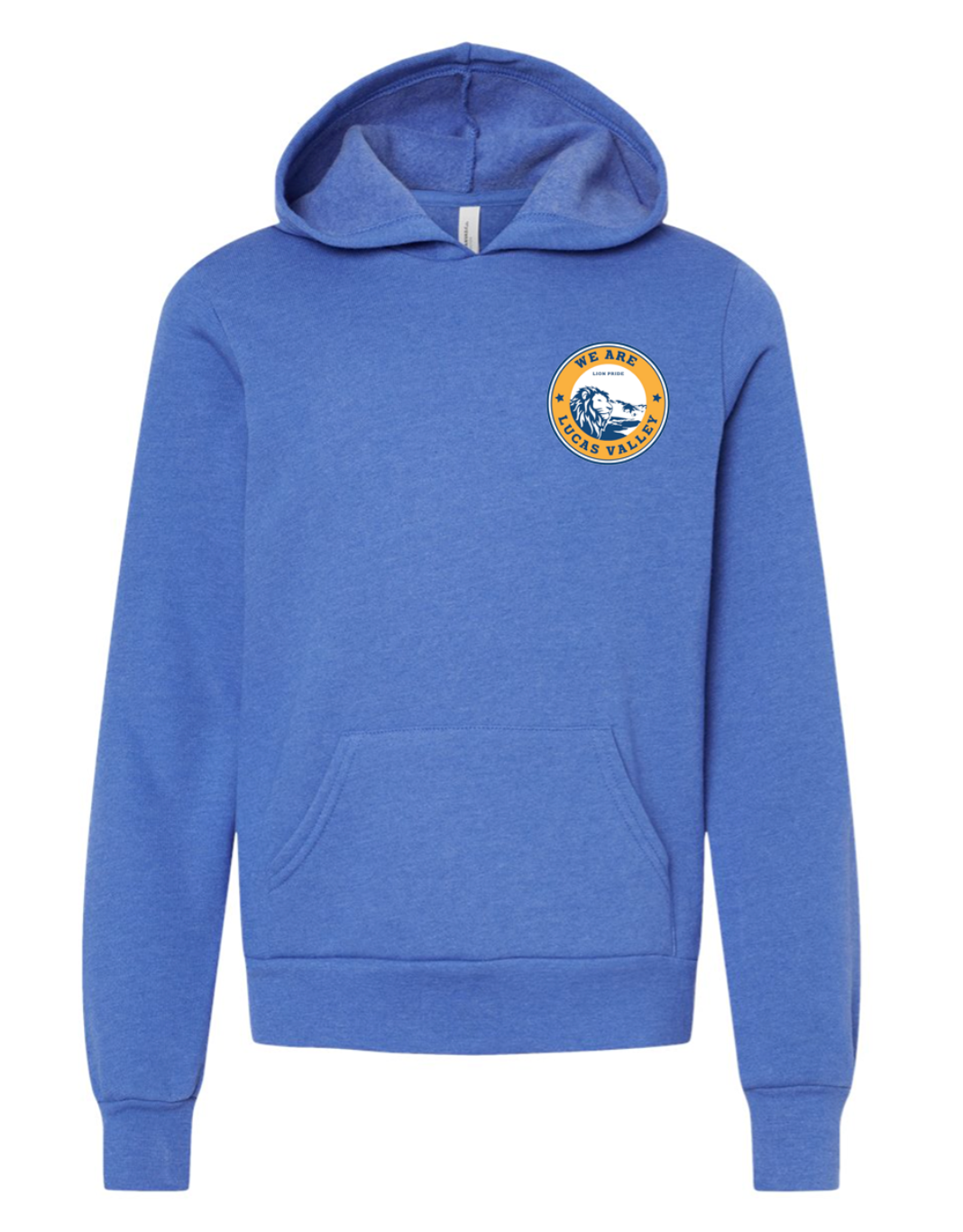 LVE Logo Hoodie - Youth - Heather True Royal