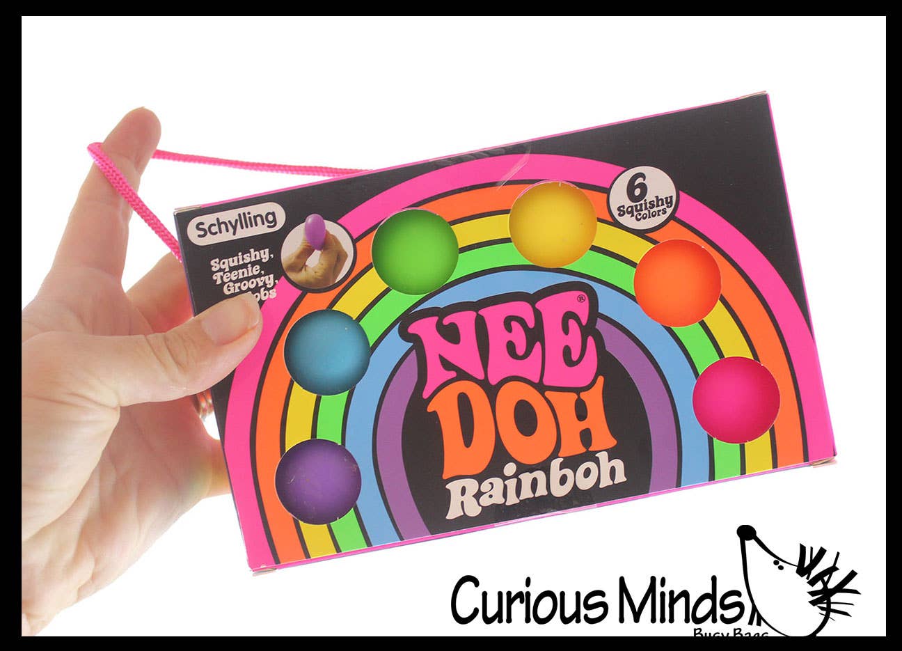 NeeDoh Rainbow Teenie Tiny 6 Pack