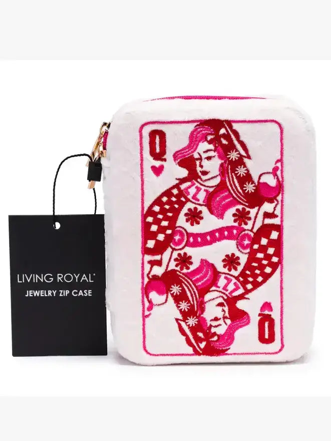 Living Royal Velvet Jewelry Zip Case - Sardine Can