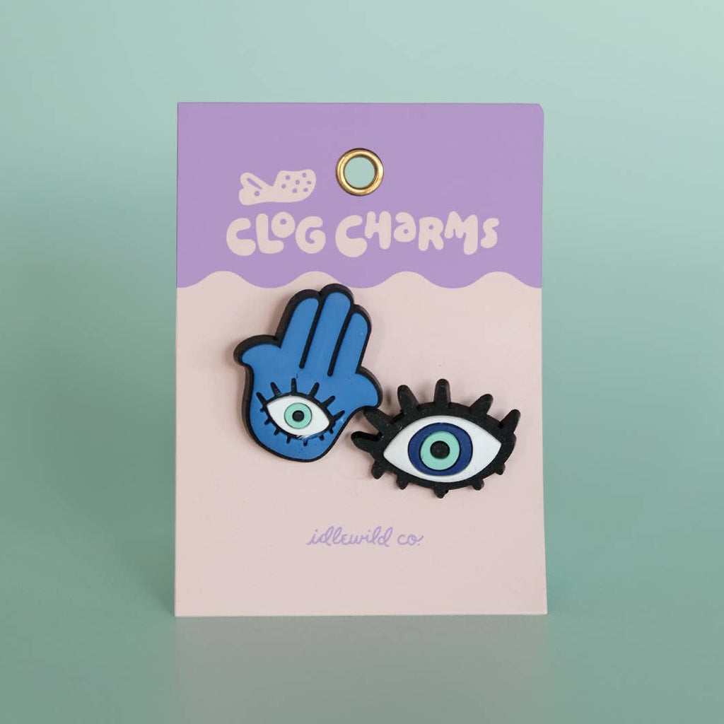 Idlewild Co. Croc Clog Charms - Evil Eye