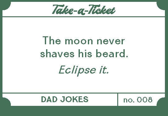 Chronicle Books - Take-a-Ticket: Dad Jokes