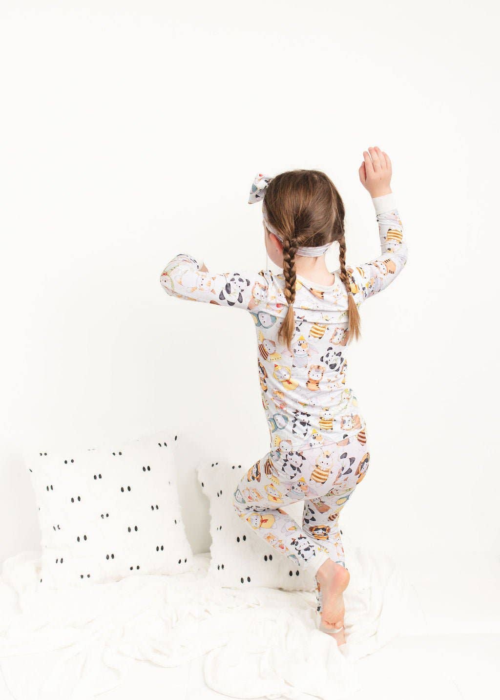 Jammie Session Bamboo PJs - Meowster of Disguise