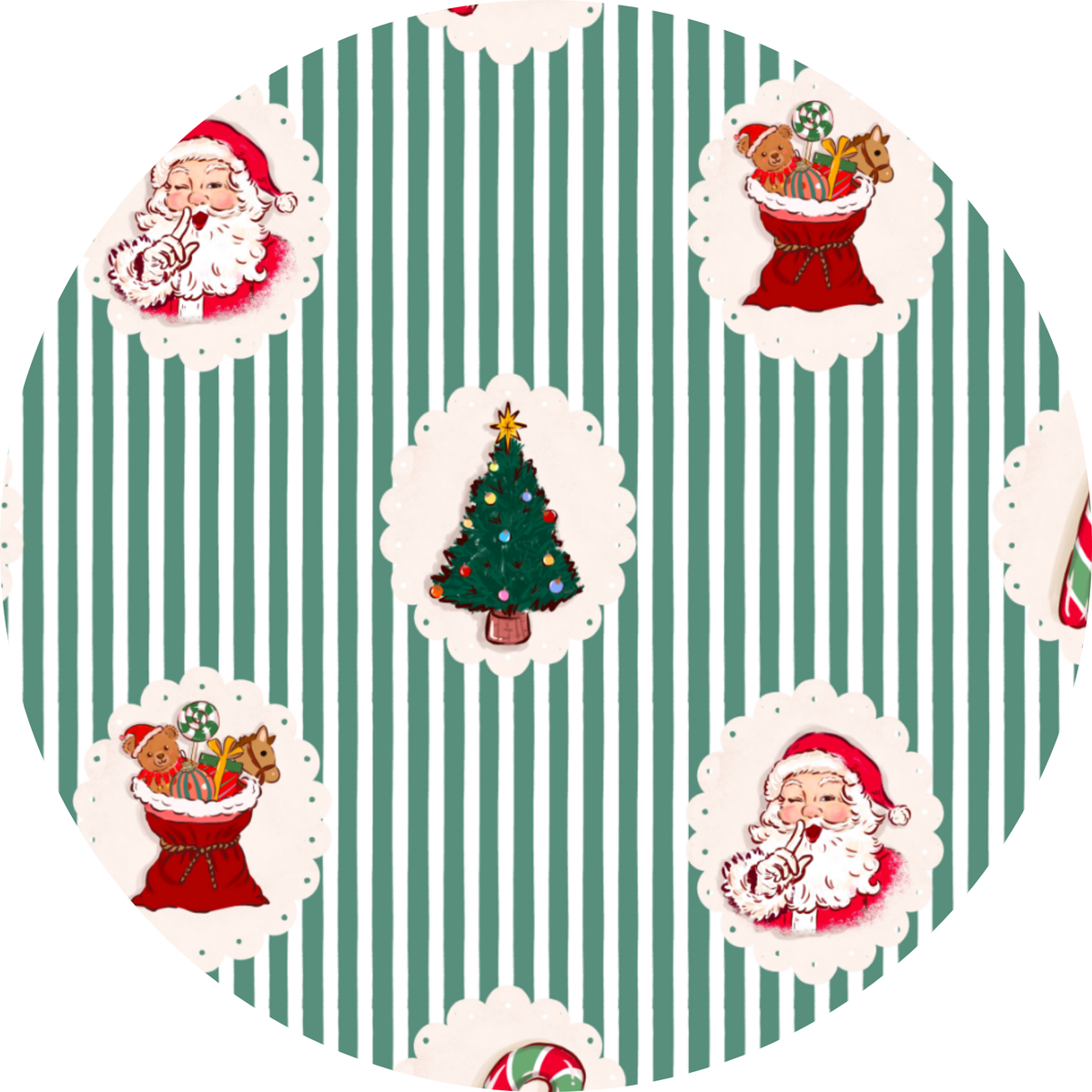 Kiki + Lulu  Kids PJs - Christmas Classic Stripe