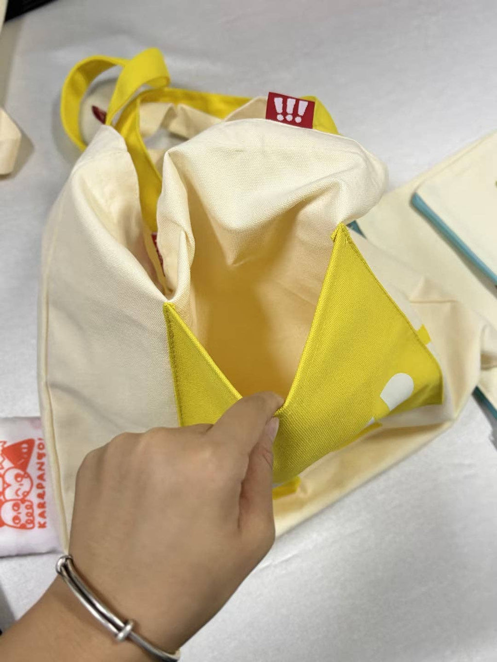 Karepango - KIIRO: Large Pocket Tote Bag