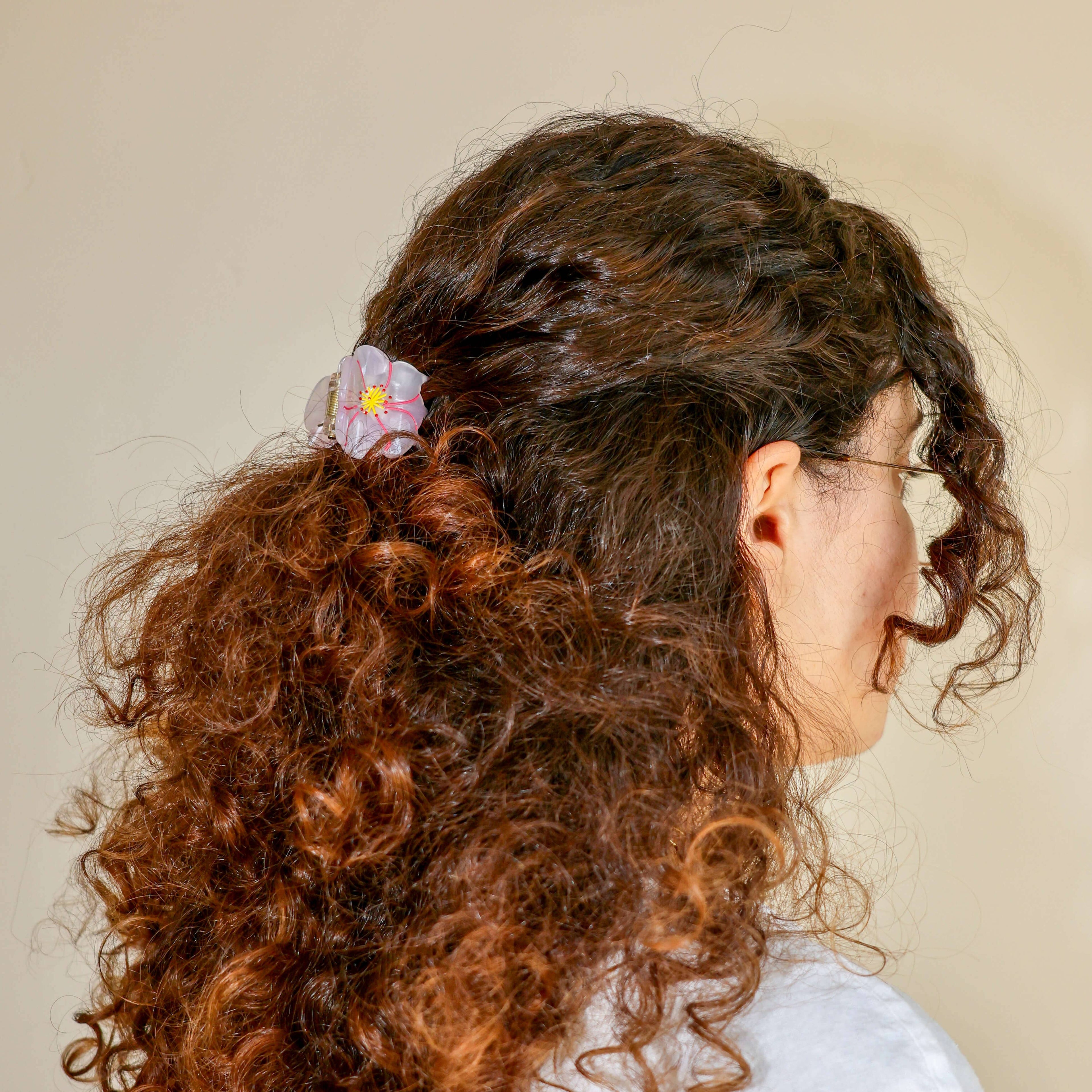 Jenny Lemons Hair Claw Clip - Mini Cherry Blossom