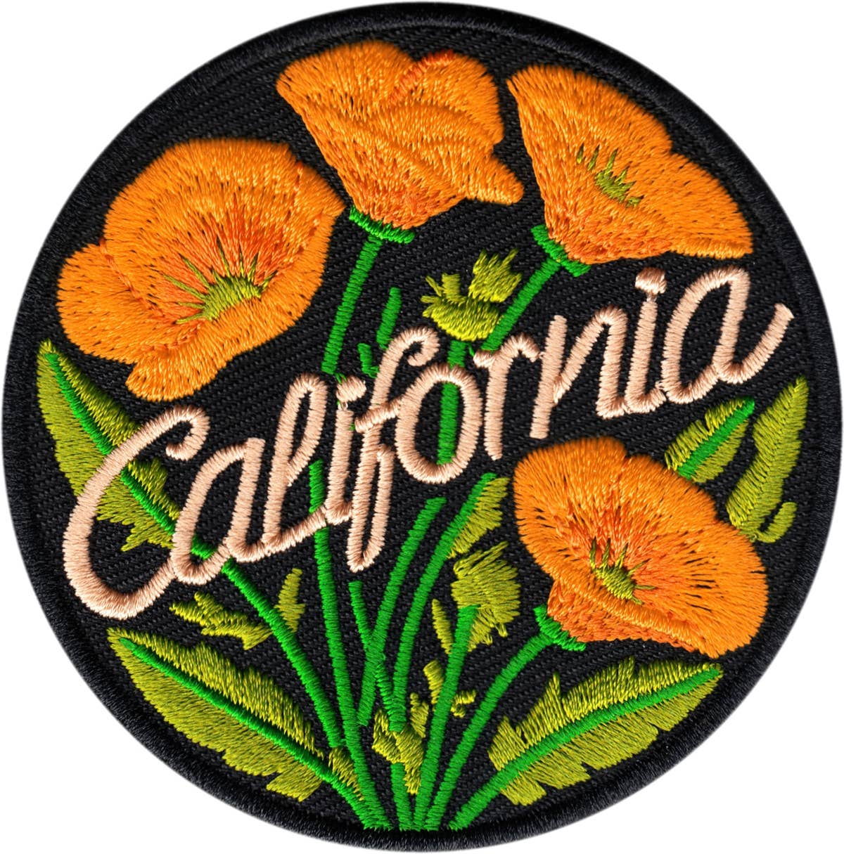 Square Deal Patch - California Golden Poppies