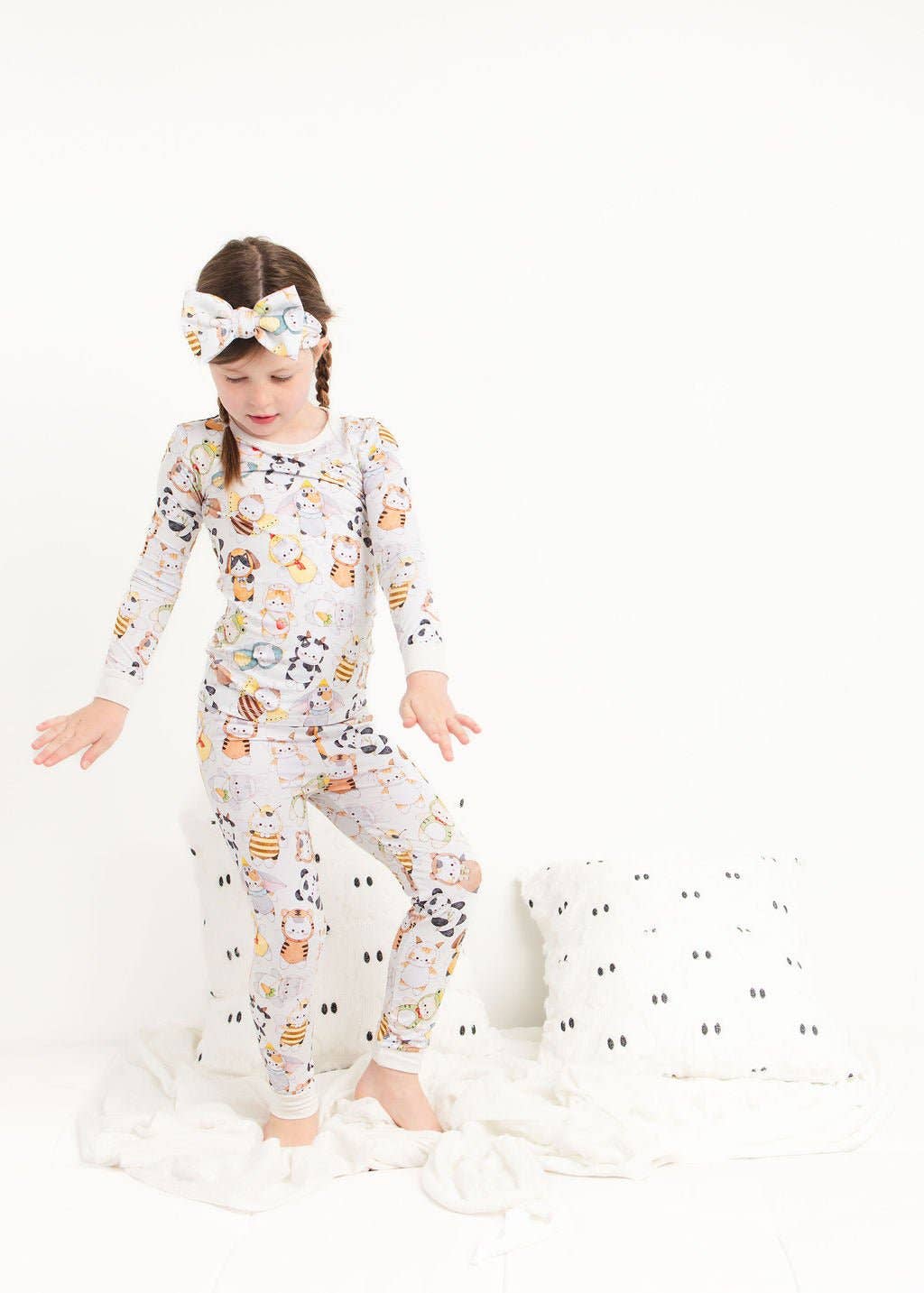 Jammie Session Bamboo PJs - Meowster of Disguise