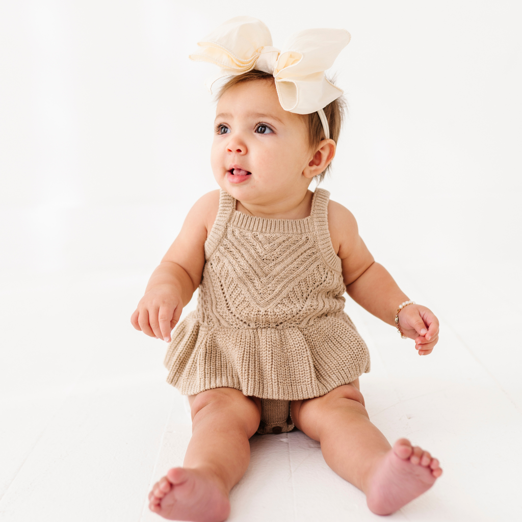 Baby Bling Bows - Faux Silk Big Classic Bow