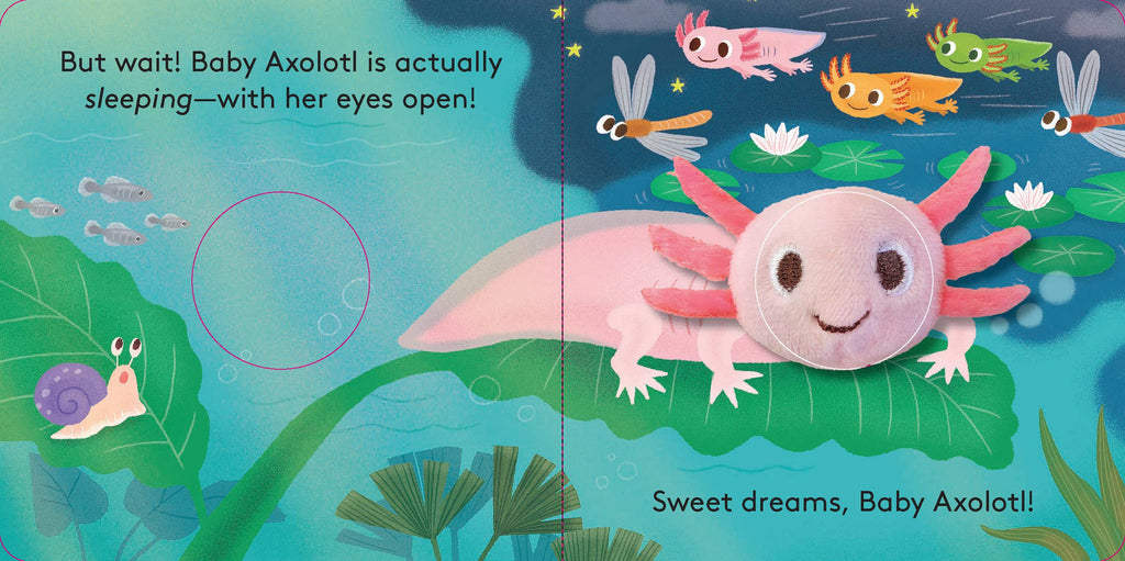 Chronicle Books - Baby Axolotl: Finger Puppet Book