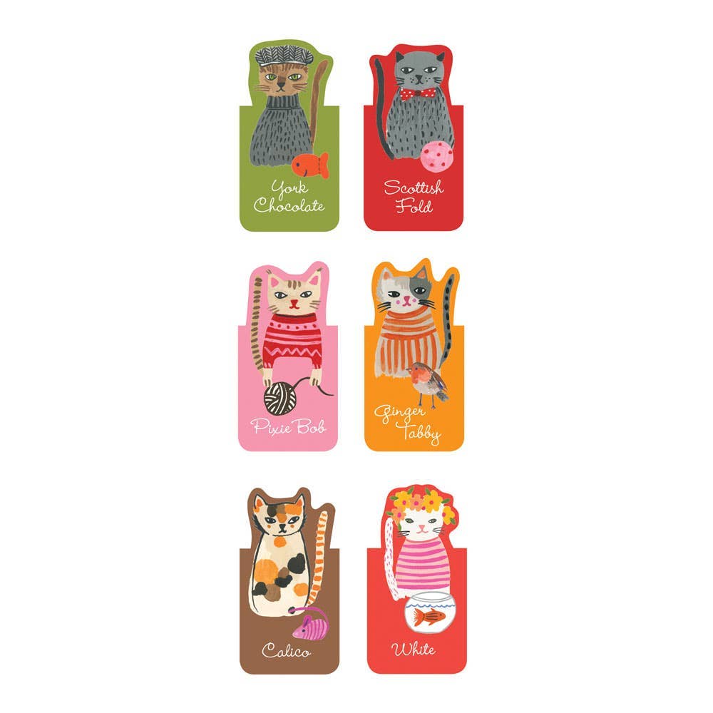 Chronicle Books - Cool Cats Magnetic Bookmarks