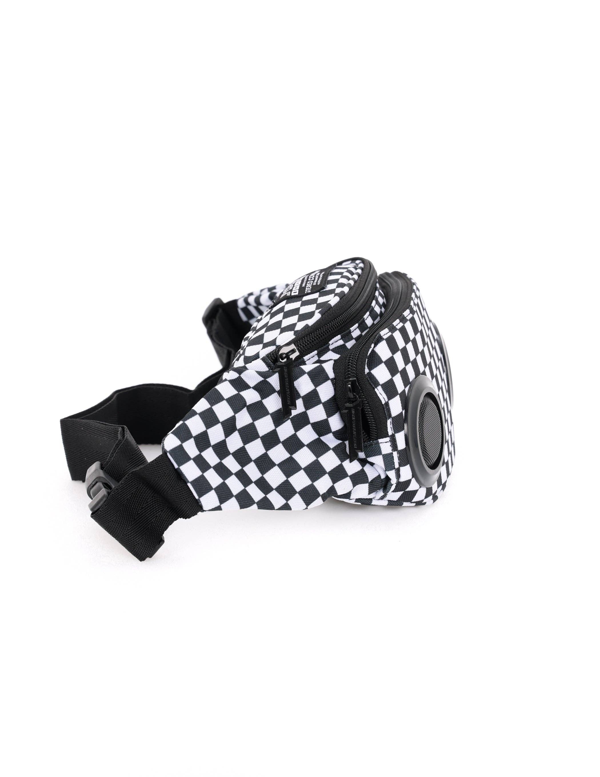 Fydelity - Crossbody Bluetooth Speaker Fanny Pack (Check)