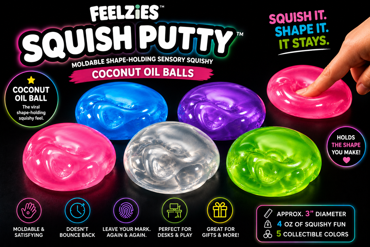 Feelzies - Squish Putty™ Coconut Oil Balls