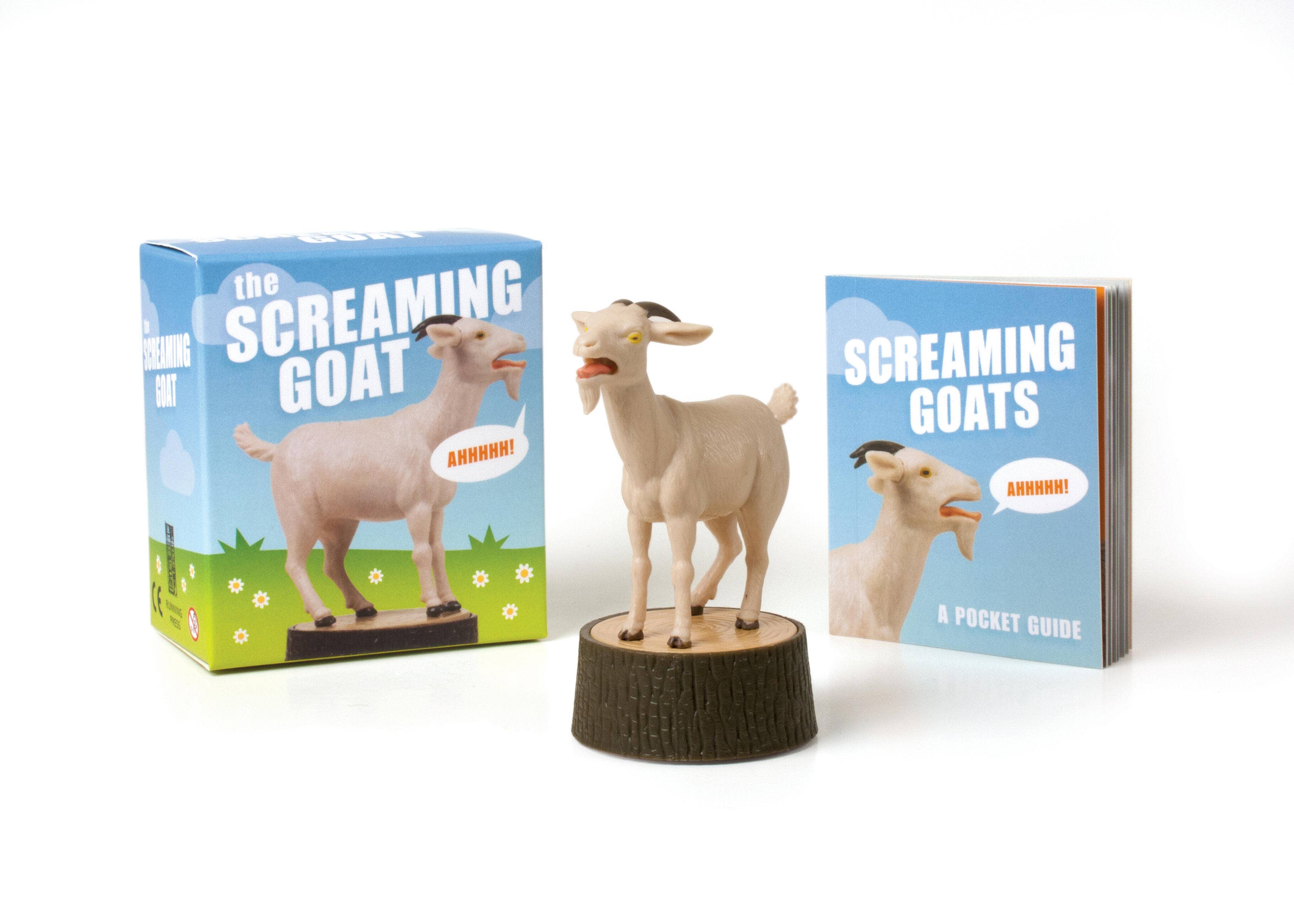The Screaming Goat Figurine & Book