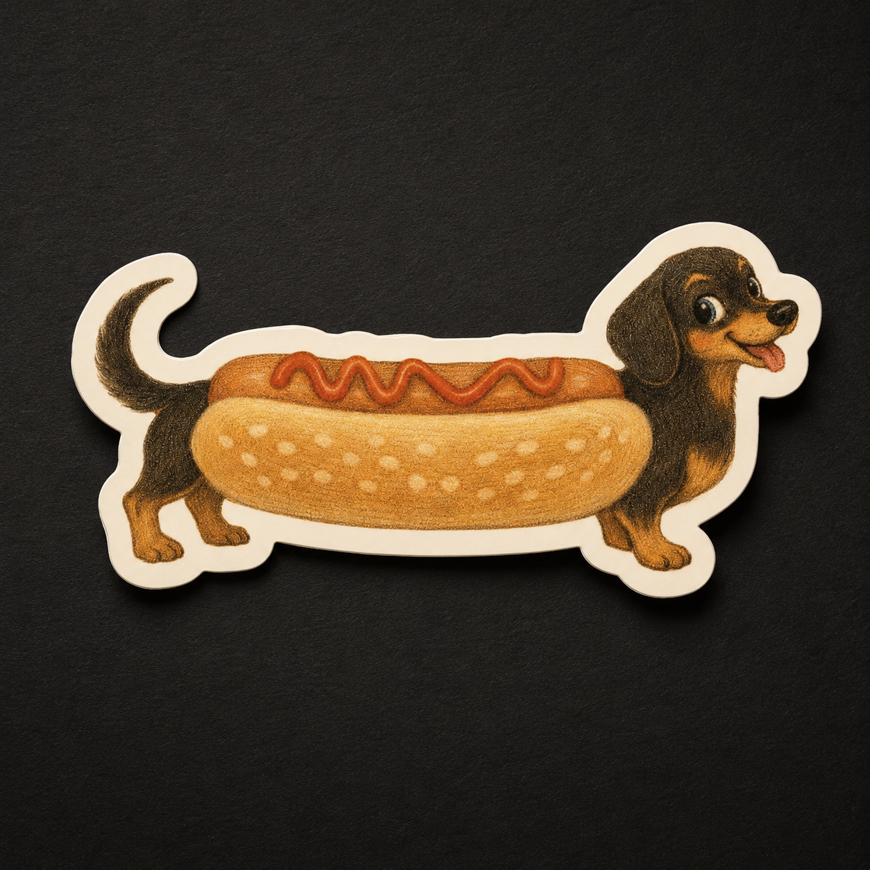 Happy Halloweenie Sticker