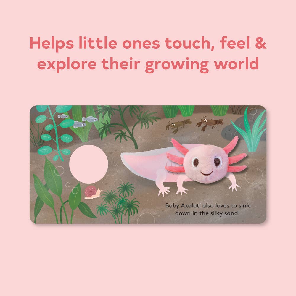Chronicle Books - Baby Axolotl: Finger Puppet Book
