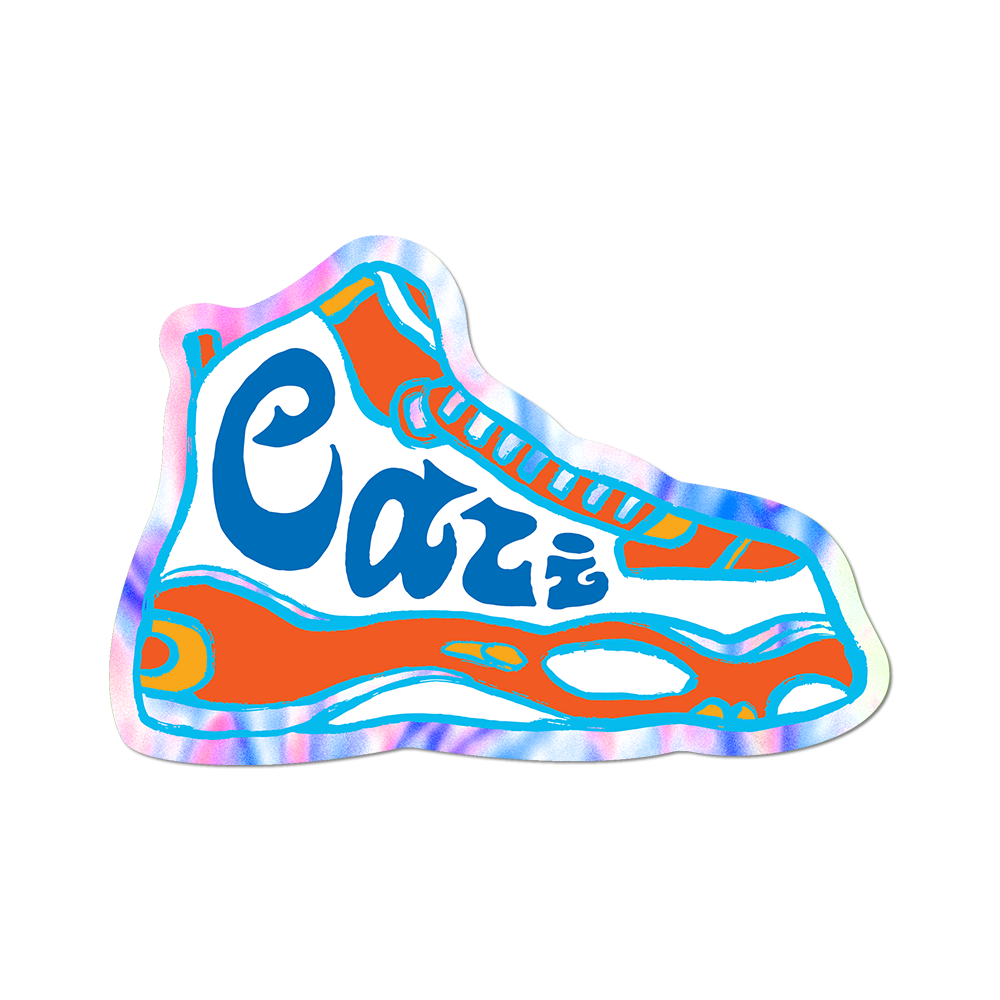 Holographic Die-Cut Sticker - Cali Kicks