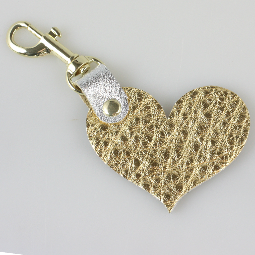 Zina Kao - Metallic Leather Keychains