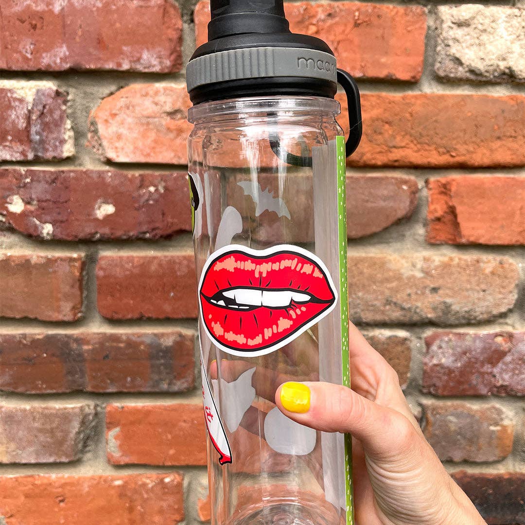 Smarty Pants Paper - Red Lips Sticker
