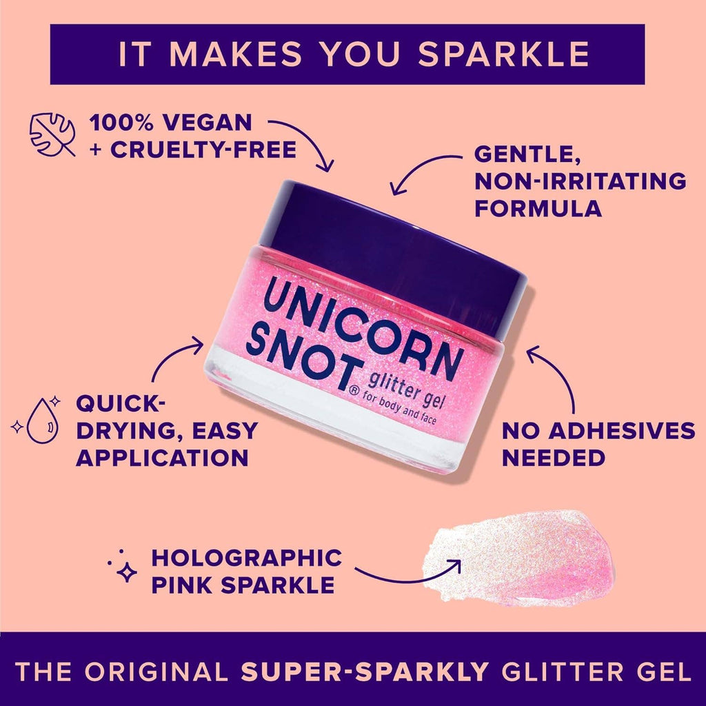 Unicorn Snot - Glitter Gel - Flamingo