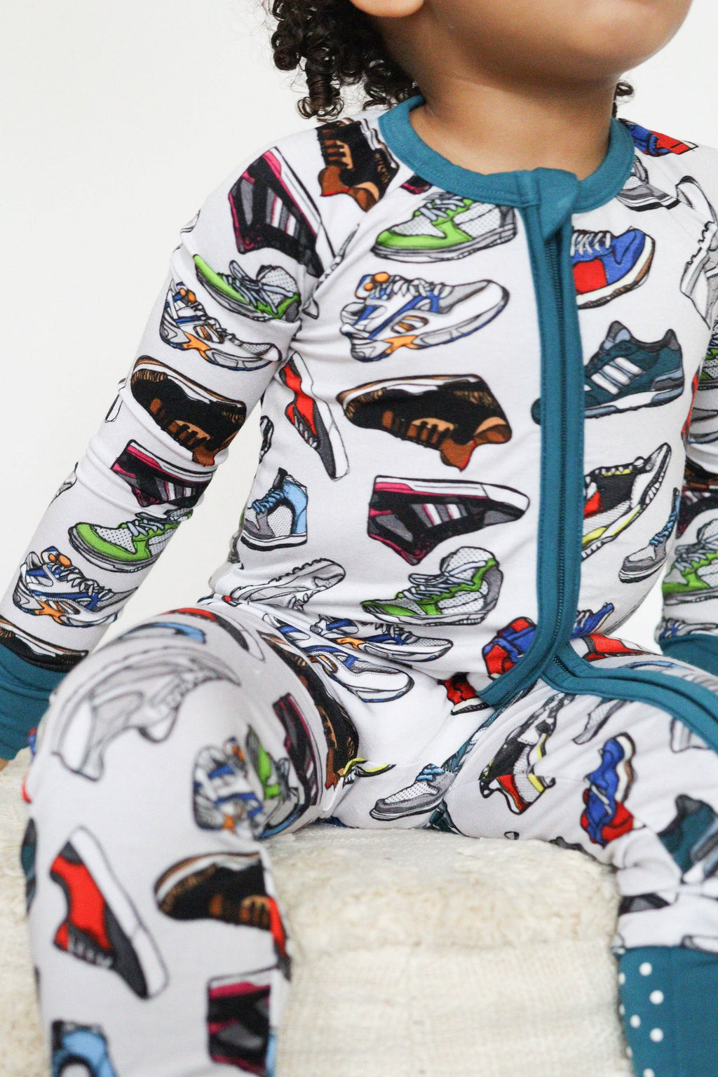 Monkeeroos Convertible Romper- Sneakerheads