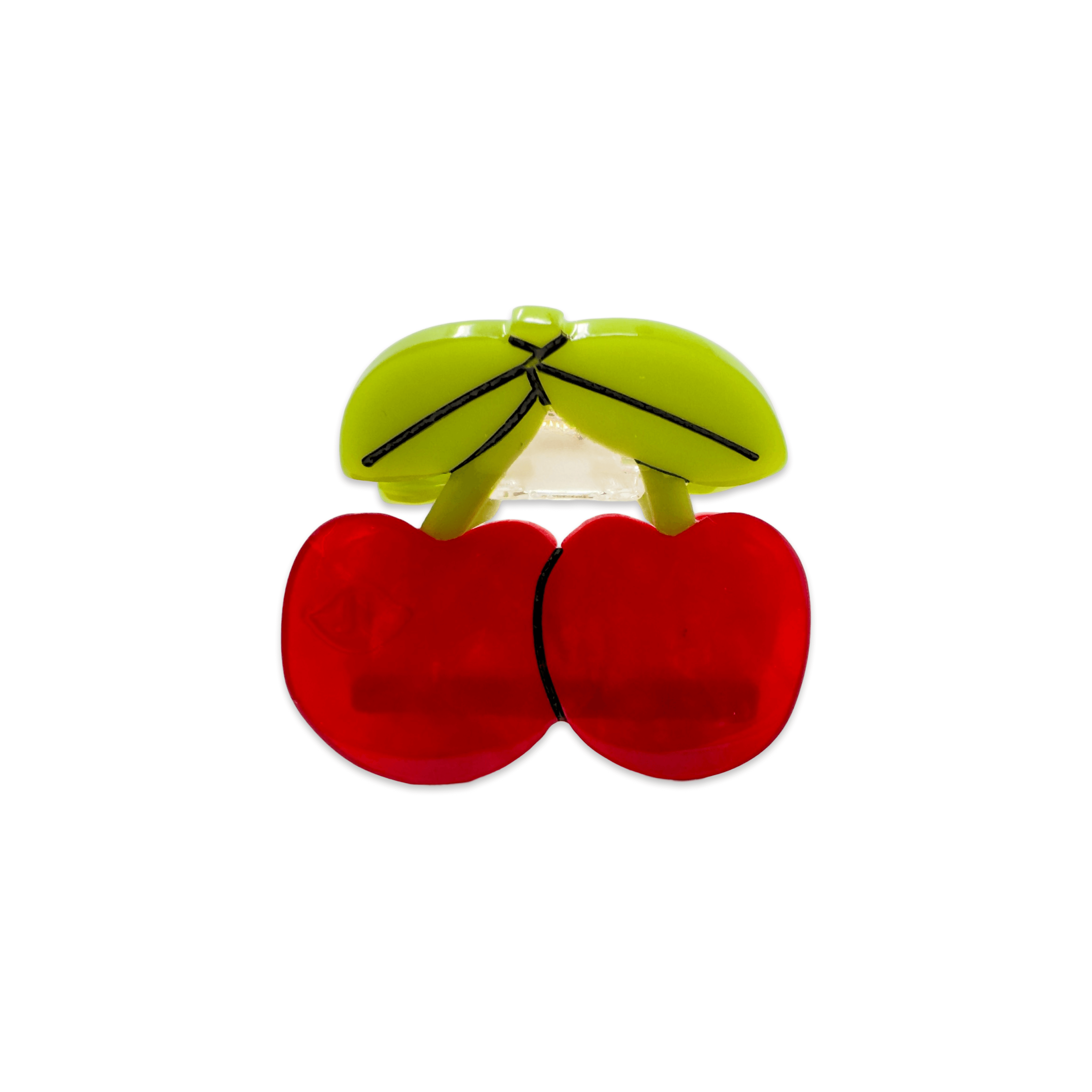 Jenny Lemons Hair Claw Clip - Mini Maraschino Cherries