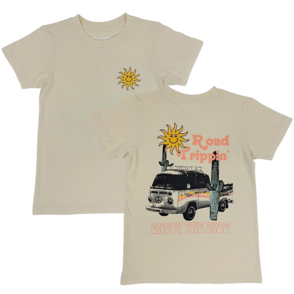 Tiny Whales T-Shirt - Road Trippin Enjoy The Ride